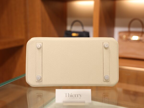Birkin 25 Togo Craie PHW
