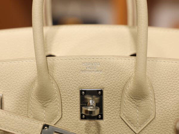 Birkin 25 Togo Craie PHW