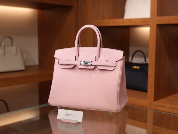 버킨 25 토고 로즈 사쿠라 은장 001_139A6423_f616520d-8bd4-4bbe-95c6-cda46677cdf1 Birkin 25 Togo Rose Sakura PHW