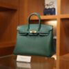 Birkin 25 Togo Malachite GHW