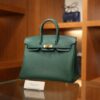 Birkin 25 Togo Malachite GHW