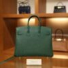 Birkin 25 Togo Malachite GHW