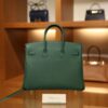 Birkin 25 Togo Malachite GHW