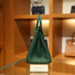 Birkin 25 Togo Malachite GHW