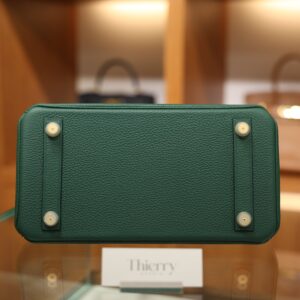 Birkin 25 Togo Malachite GHW