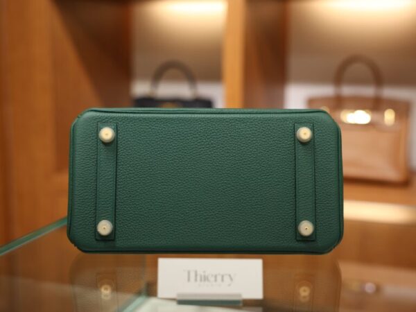 Birkin 25 Togo Malachite GHW