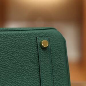 Birkin 25 Togo Malachite GHW