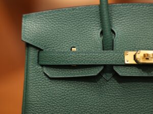 Birkin 25 Togo Malachite GHW