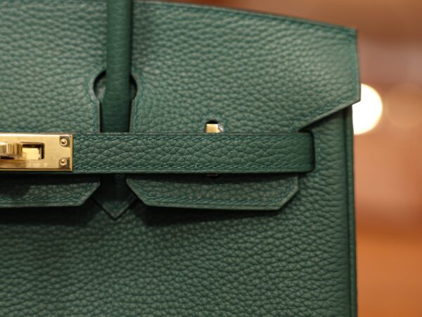 Birkin 25 Togo Malachite GHW