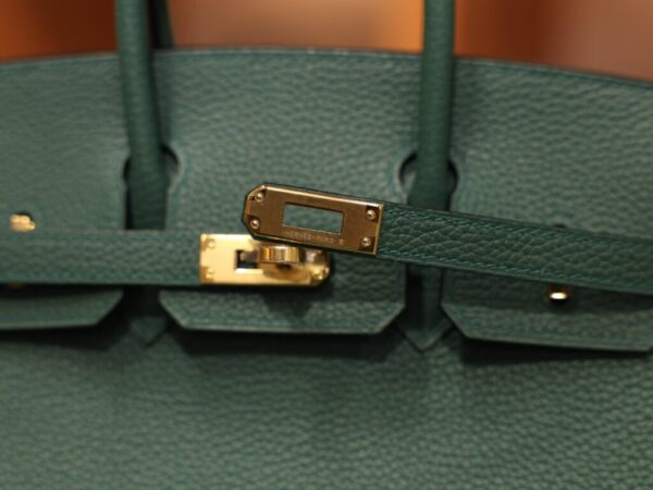 Birkin 25 Togo Malachite GHW