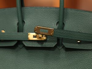 Birkin 25 Togo Malachite GHW