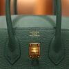 Birkin 25 Togo Malachite GHW