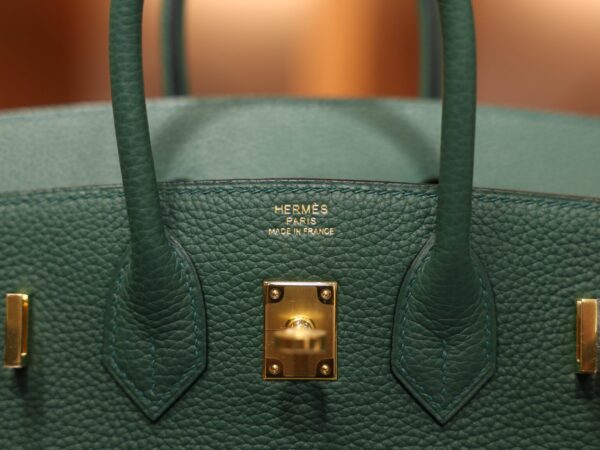 Birkin 25 Togo Malachite GHW