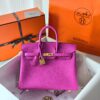 Birkin 25 Togo Magnolia GHW