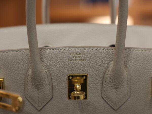 Birkin 25 Togo Beton GHW