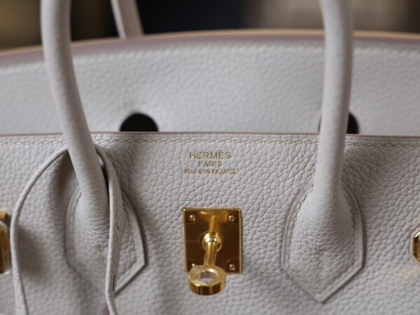 Birkin 25 Togo Beton GHW
