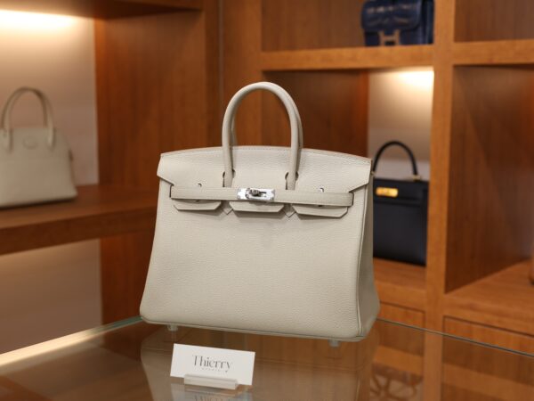 버킨 25 토고 베통 은장 001_139A8662 Birkin 25 Togo Beton PHW