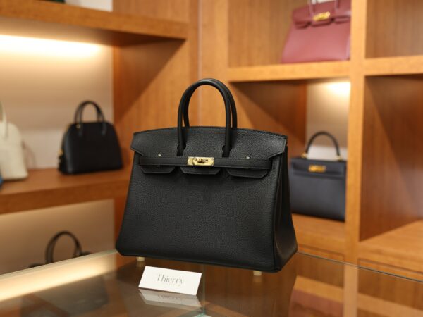 버킨 25 토고 블랙 금장 001_139A6286 Birkin 25 Togo Black GHW