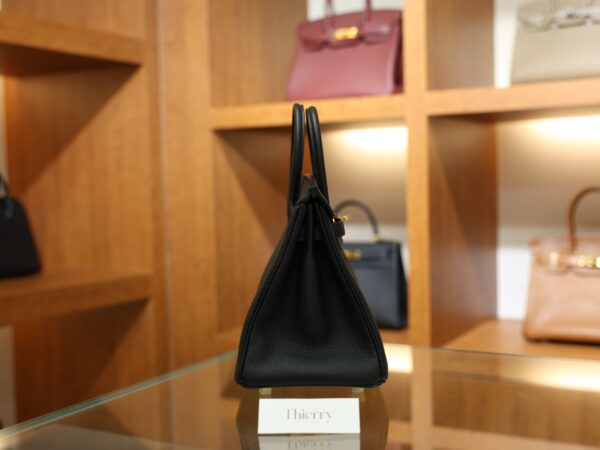Birkin 25 Togo Black GHW