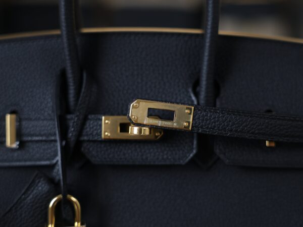 Birkin 25 Togo Black GHW