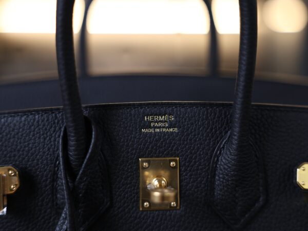 Birkin 25 Togo Black GHW
