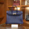 Birkin 25 Togo Bleu Saphir GHW