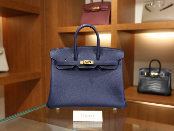 Birkin 25 Togo Bleu Saphir GHW