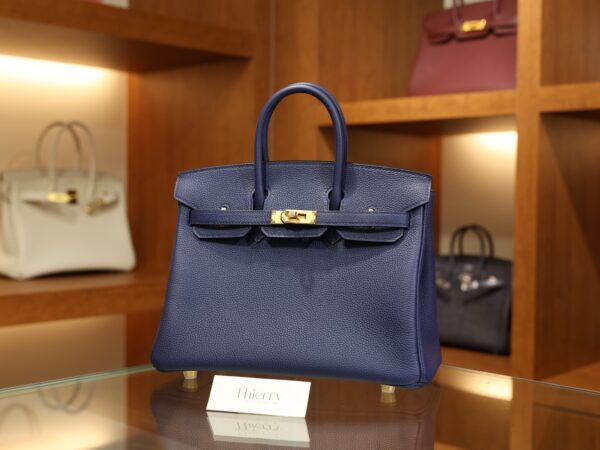 Birkin 25 Togo Bleu Saphir GHW