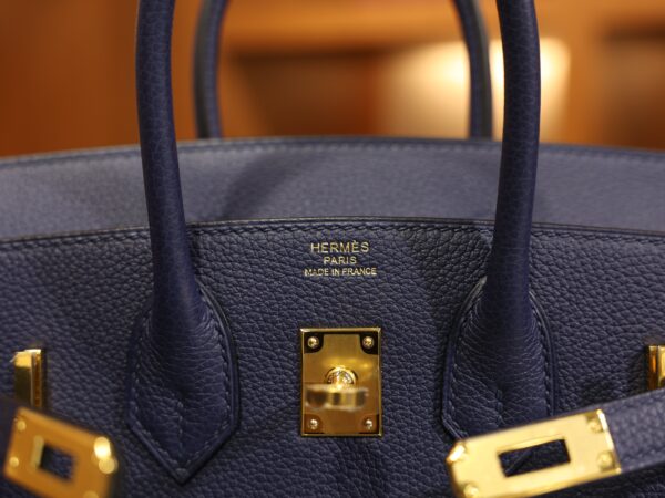 Birkin 25 Togo Bleu Saphir GHW