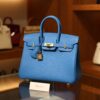 Birkin 25 Togo Bleu Zanzibar GHW
