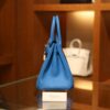 Birkin 25 Togo Bleu Zanzibar GHW