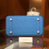 Birkin 25 Togo Bleu Zanzibar GHW