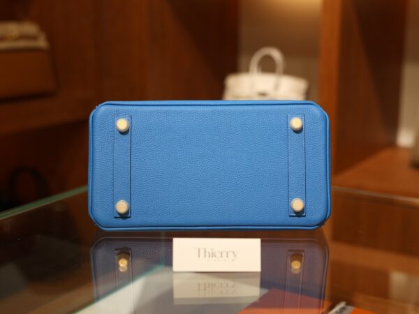 Birkin 25 Togo Bleu Zanzibar GHW