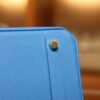 Birkin 25 Togo Bleu Zanzibar GHW