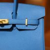 Birkin 25 Togo Bleu Zanzibar GHW