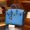 Birkin 25 Togo Bleu Zanzibar GHW