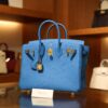 Birkin 25 Togo Bleu Zanzibar GHW