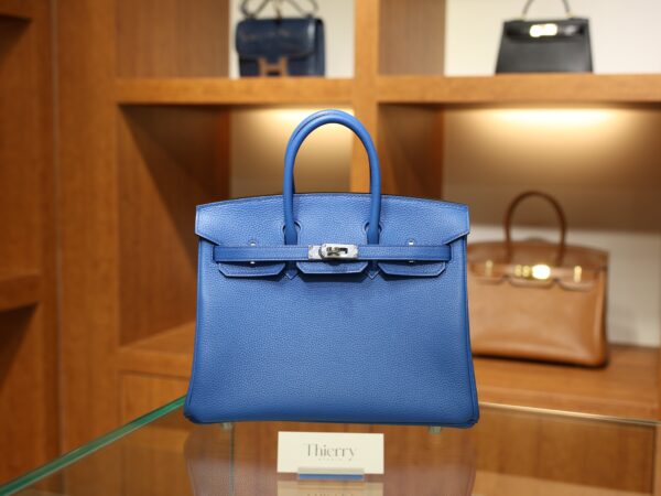 Birkin 25 Togo Bleu Hydra PHW