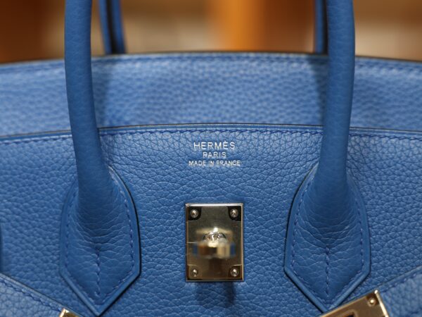 Birkin 25 Togo Bleu Hydra PHW