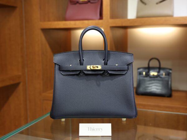 Birkin 25 Togo Bleu Nuit GHW