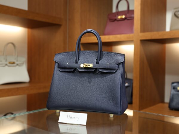 Birkin 25 Togo Bleu Nuit GHW