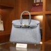 Birkin 25 Togo Bleu Lin GHW
