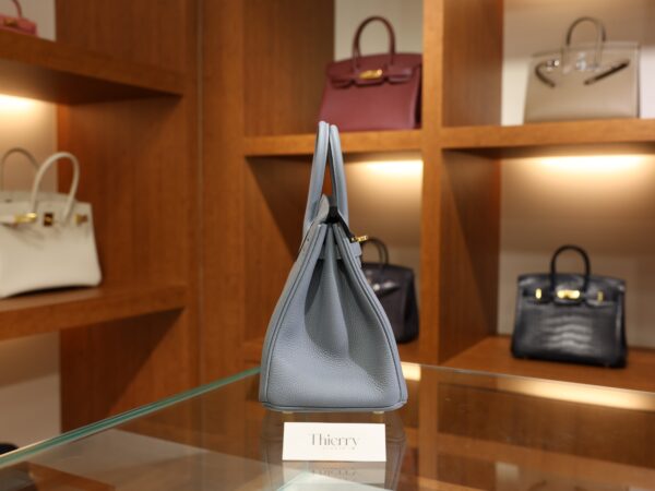 Birkin 25 Togo Bleu Lin GHW