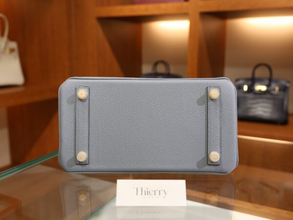 Birkin 25 Togo Bleu Lin GHW