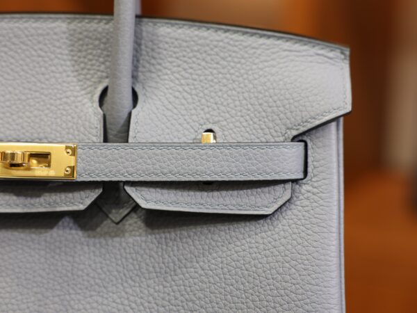 Birkin 25 Togo Bleu Lin GHW