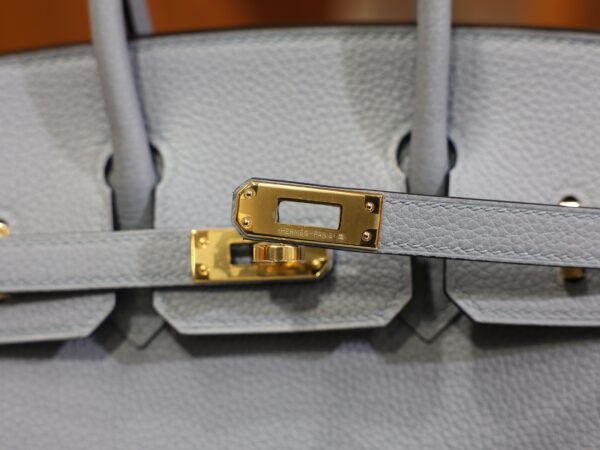 Birkin 25 Togo Bleu Lin GHW