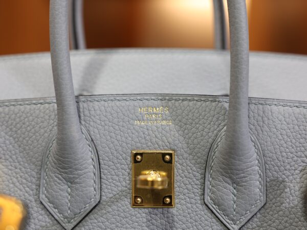 Birkin 25 Togo Bleu Lin GHW