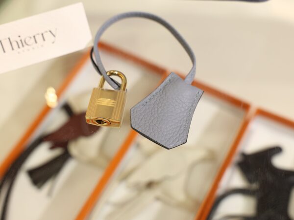 Birkin 25 Togo Bleu Lin GHW