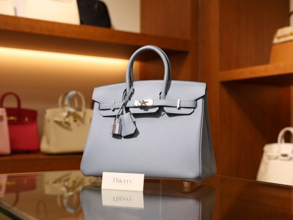 Birkin 25 Togo Bleu Lin PHW