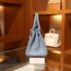 Birkin 25 Togo Bleu Lin PHW